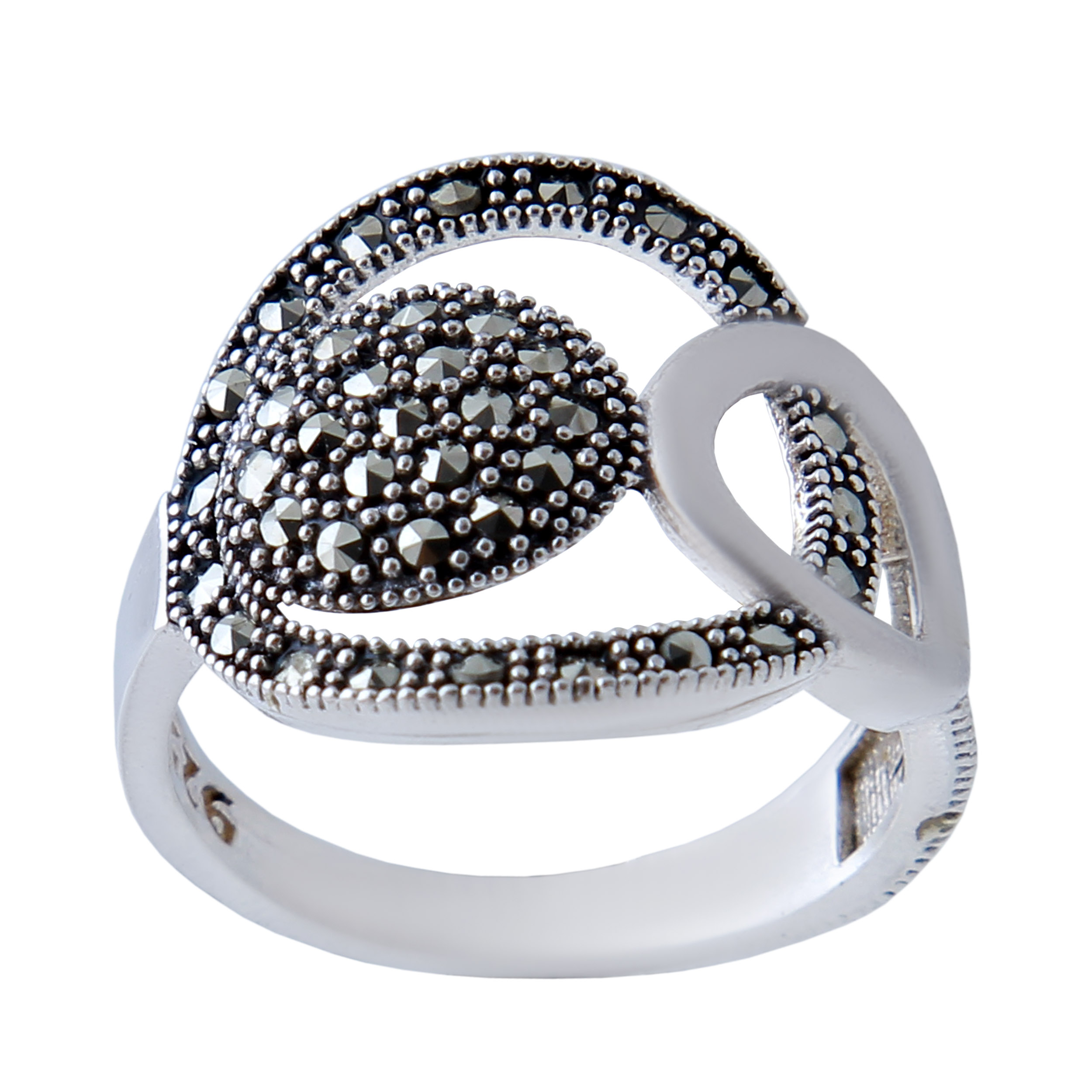   انگشتر نقره زنانه بازرگانی میلادی کد  AW_357