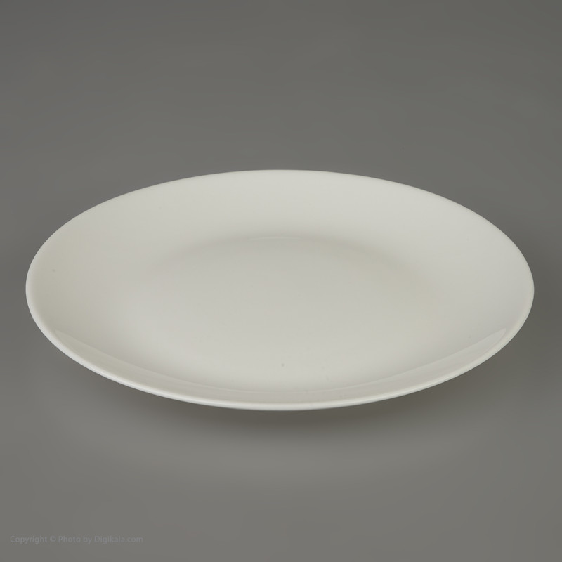 سرویس غذا خوری 26 پارچه دینو مدل گرد سفید ساده
