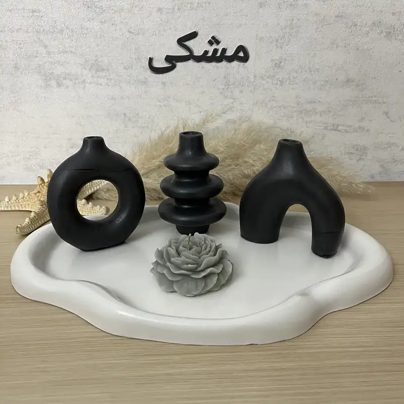 ست 5 تکه گلدان مدل مینیمال رومیزی