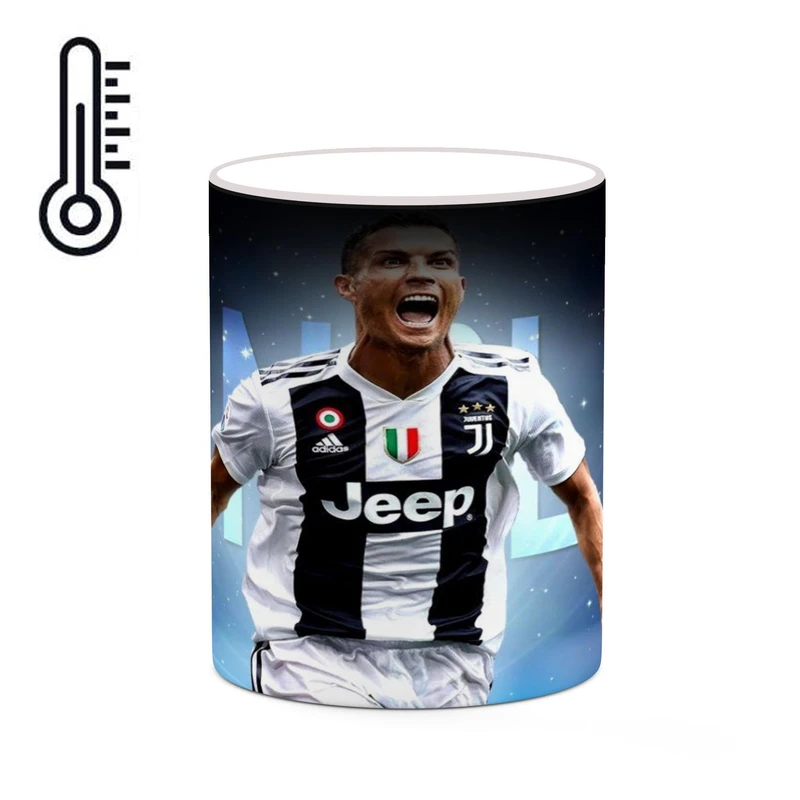 ماگ حرارتی کاکتی طرح Ronaldo رونالدو مدل mgh43186