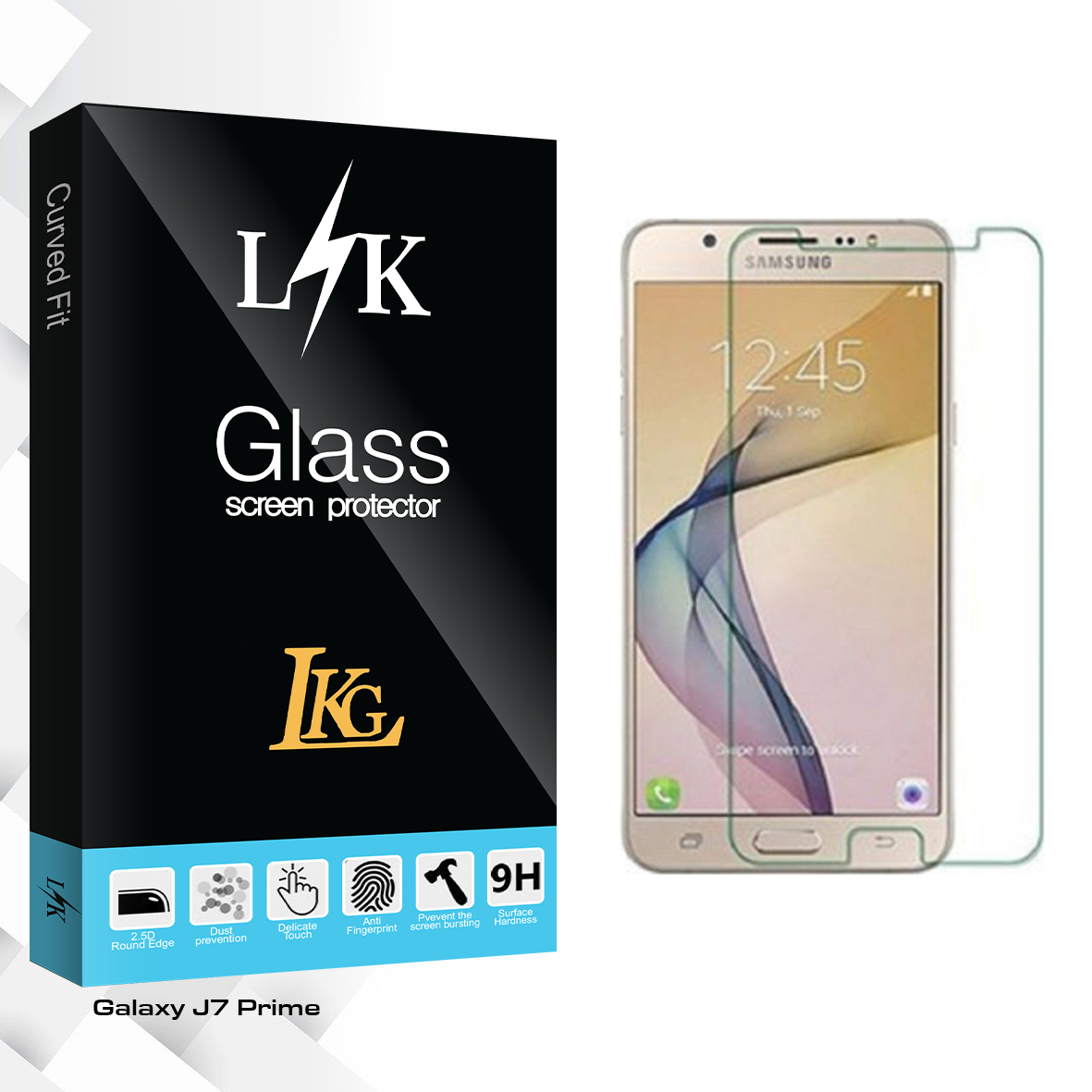 محافظ صفحه نمایش شیشه ای ال کا جی مدل LK Glass مناسب برای گوشی موبایل سامسونگ Galaxy J7 Prime