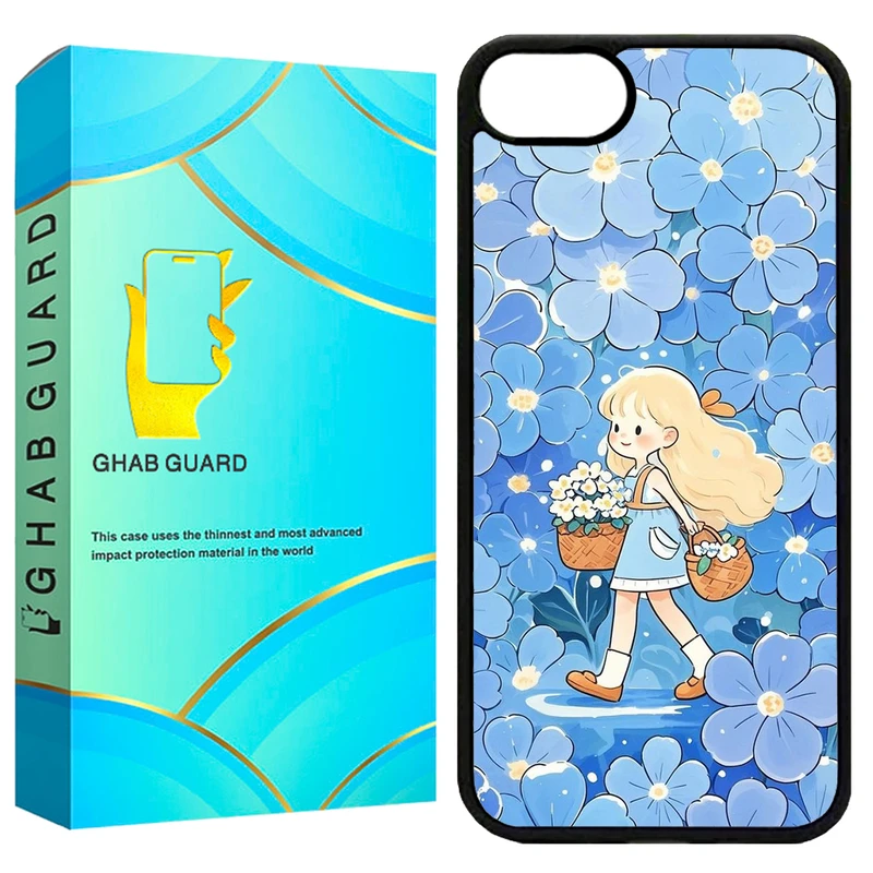 کاور قاب گارد طرح دختر مدل G16E مناسب برای گوشی موبایل اپل iPhone 16e