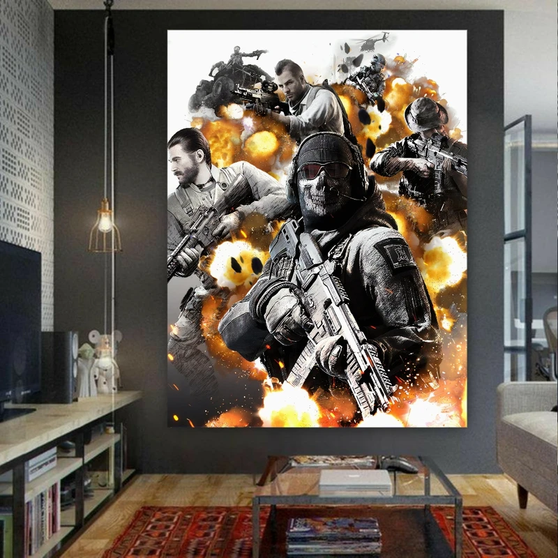 تابلو بوم طرح گیم CALL OF DUTY مدل SDB1044
