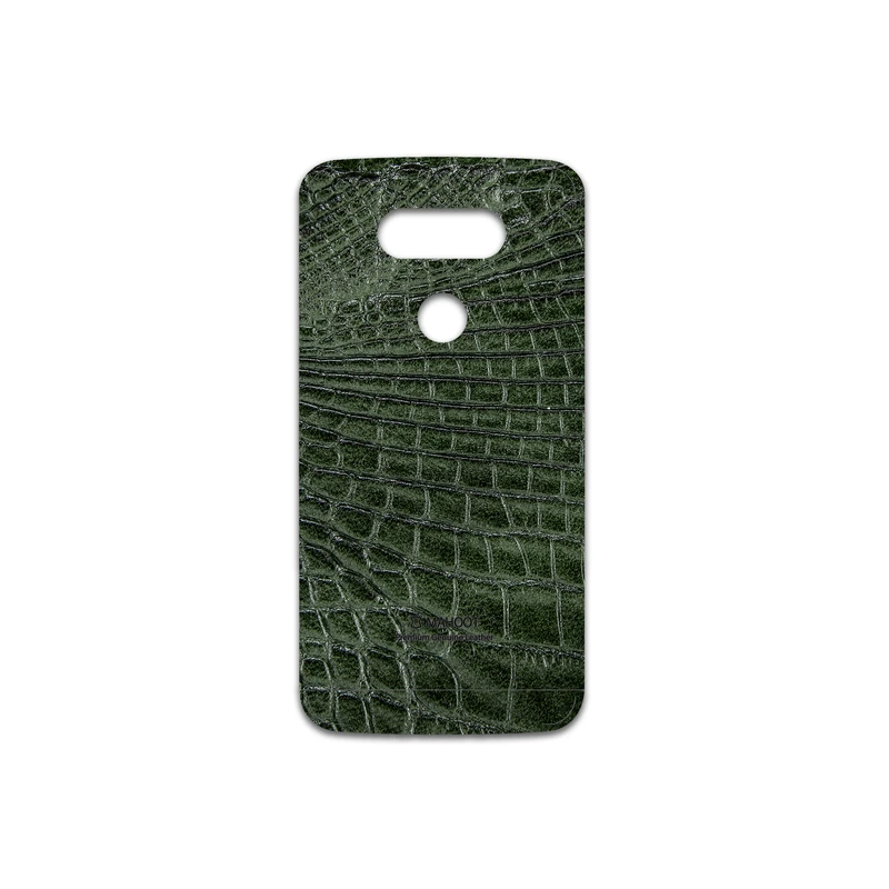 برچسب پوششی ماهوت مدل Green-Crocodile-Leather مناسب برای گوشی موبایل ال جی G5
