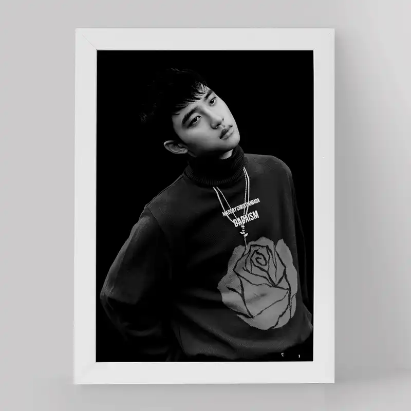 تابلو خندالو مدل کیونگسو گروه اکسو EXO کد 16788