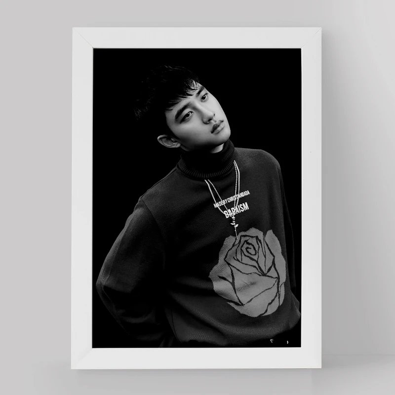 تابلو خندالو مدل کیونگسو گروه اکسو EXO کد 16788