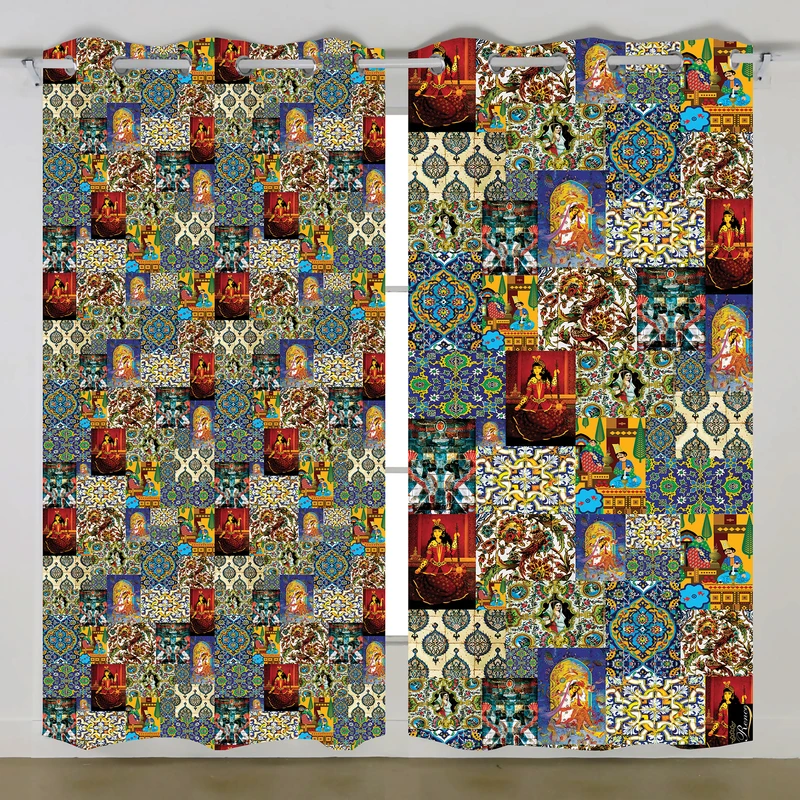 پرده رنس مدل C36-50132 سایز 270x140 سانتی متر