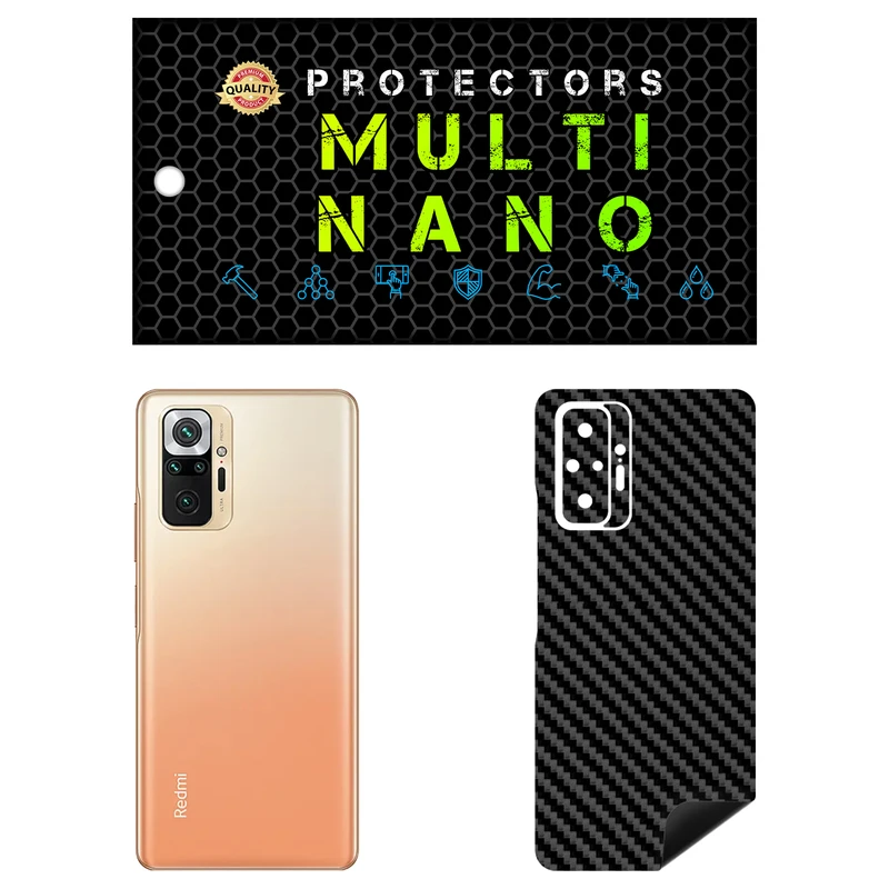 برچسب پوششی مولتی نانو طرح کربن مدل X-F1C مناسب برای گوشی موبایل شیائومی Redmi Note 10 Pro