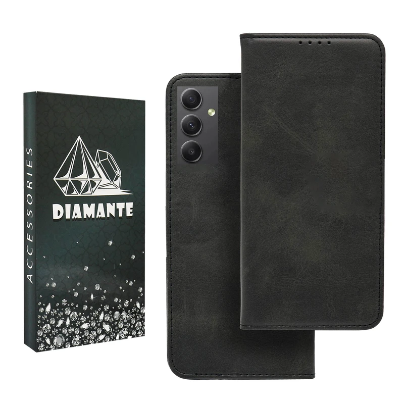 کیف کلاسوری دیامانته مدل Spork Bk مناسب برای گوشی موبایل سامسونگ Galaxy A35