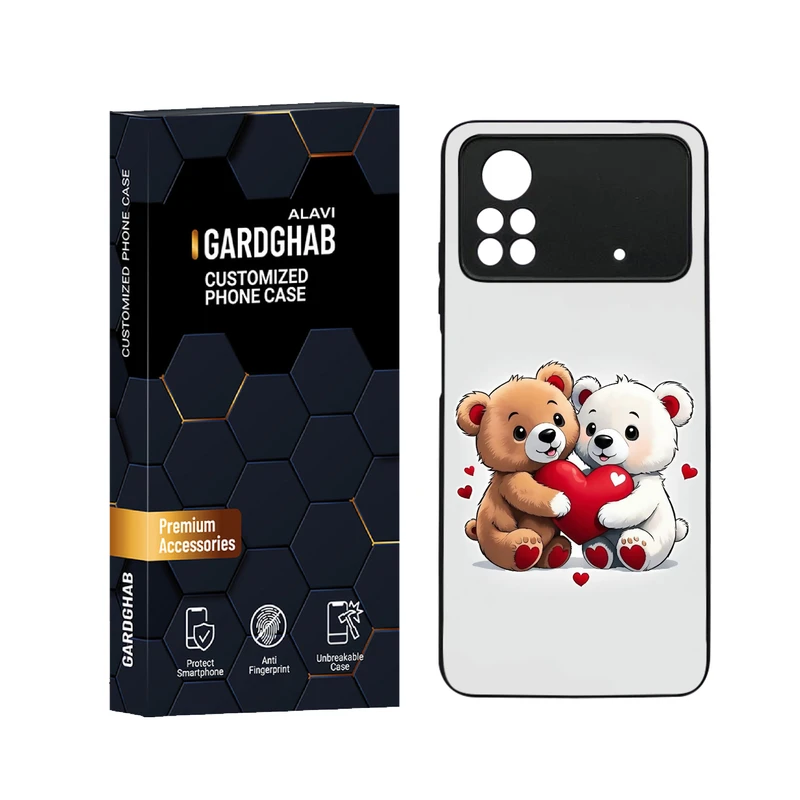 کاور گارد قاب علوی مدل دورژله ای فانتزی مناسب برای گوشی موبایل شیائومی Poco X4 Pro