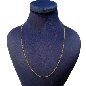 زنجیر حلقه‌ای (فلامینگو) طلا 18 عیار زنانه کاج گلد گالری مدل فلامینگو