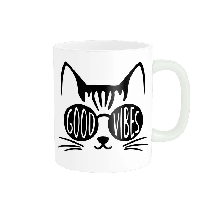 ماگ پاد آفرین مدل گربه انرژی مثبت کد 1713