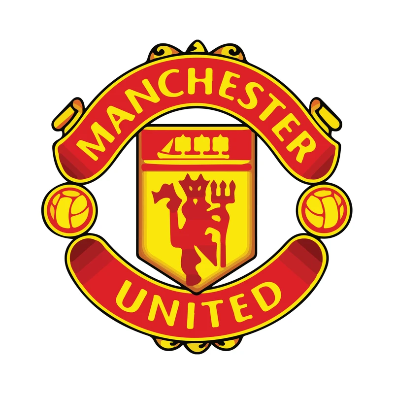 برچسب لپ تاپ پویا مارکت طرح منچستر یونایتد کد 1403