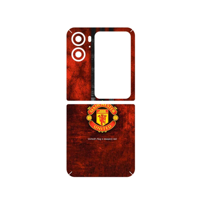 برچسب پوششی ماهوت مدل Manchester_United مناسب برای گوشی موبایل اپو Find N2 Flip