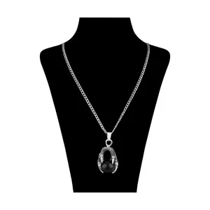 گردنبند مردانه مدل طرح گوی و چنگ