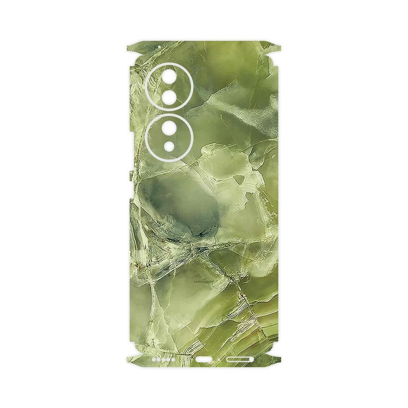 برچسب پوششی ماهوت مدل Green_Crystal_Marble-FullSkin مناسب برای گوشی موبایل آنر 70