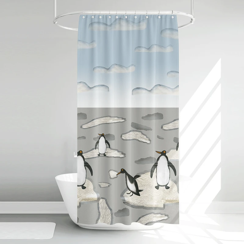 پرده حمام آرمیتا کد W020 سایز 180 × 200 سانتی‌ متر