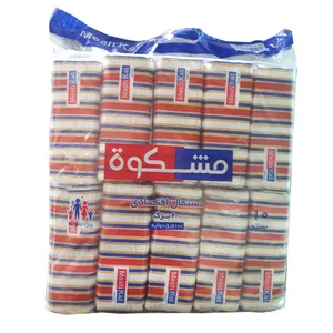 دستمال کاغذی 100 برگ مشکات کد 01 بسته 10 عددی