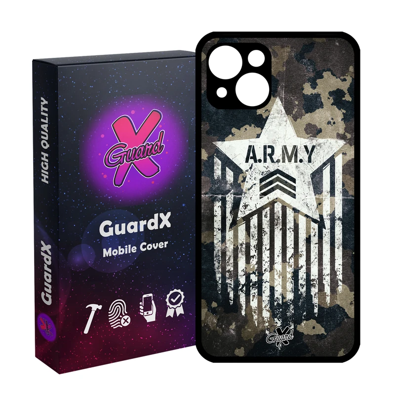 کاور گارد ایکس طرح Army مدل Glass10159 مناسب برای گوشی موبایل اپل iPhone 13