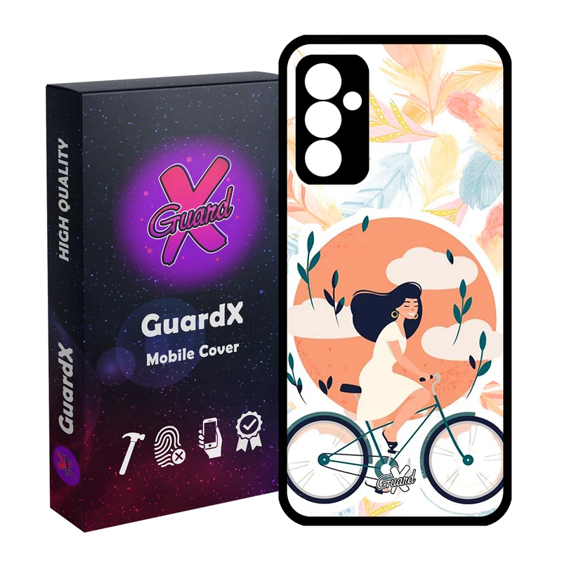 کاور گارد ایکس طرح Girl مدل Glass10340 مناسب برای گوشی موبایل سامسونگ Galaxy A54 / A54 5G