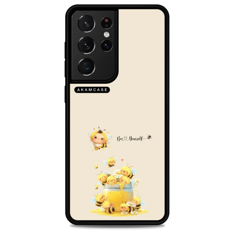 کاور آکام مدل AMC-WSGS21U-ANIMALS QOUTES-4 مناسب برای گوشی موبایل سامسونگ Galaxy S21 Ultra