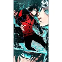 پوستر بوم استیکر طرح انیمه Blue Lock مدل Itoshi Rin کد P157