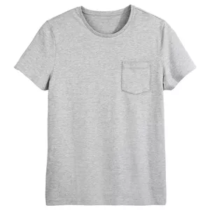 تی شرت آستین کوتاه مردانه لیورجی مدل جیب دار کد PureCol-Gra