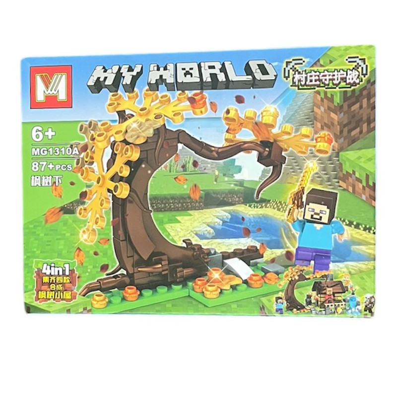 ساختنی مدل ماینکرافت ۸۷ قطعه my world