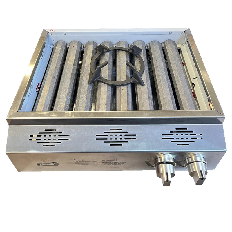 باربیکیو آکماز مدل دو شیر 8 شعله steel mate باربیکیو آکماز مدل دو شیر 8 شعله steel mate