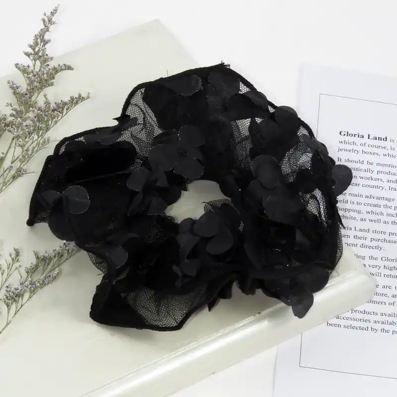 کش مو زنانه مدل شکوفه های گل کد 300