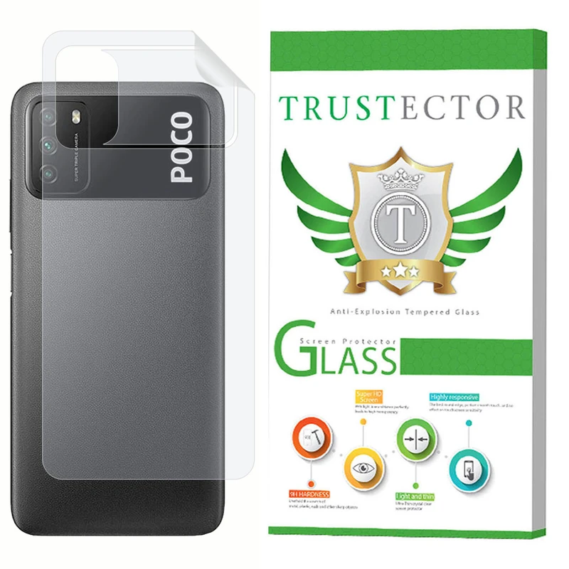 محافظ پشت گوشی نانو تراستکتور مدل TPBTA-Glass مناسب برای گوشی موبایل شیائومی Poco M3