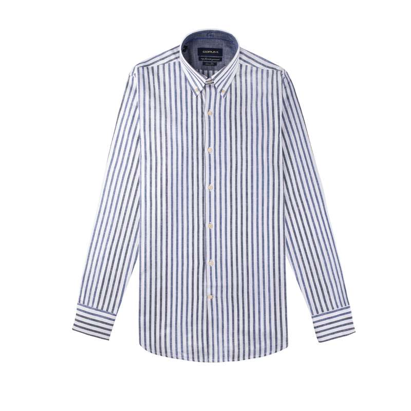 پیراهن آستین بلند مردانه کروم مدل لینن کد 2210111