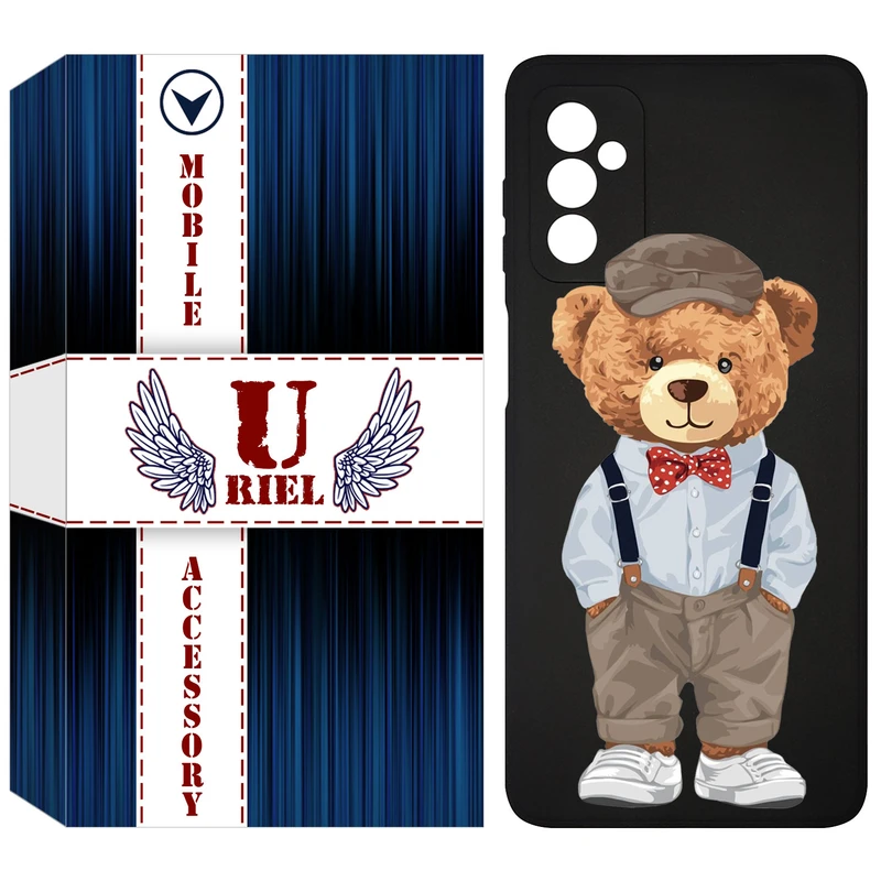 کاور یوریل قاب مدل KSH کد 41 طرح تدی مناسب برای گوشی موبایل سامسونگ Galaxy M52 5G