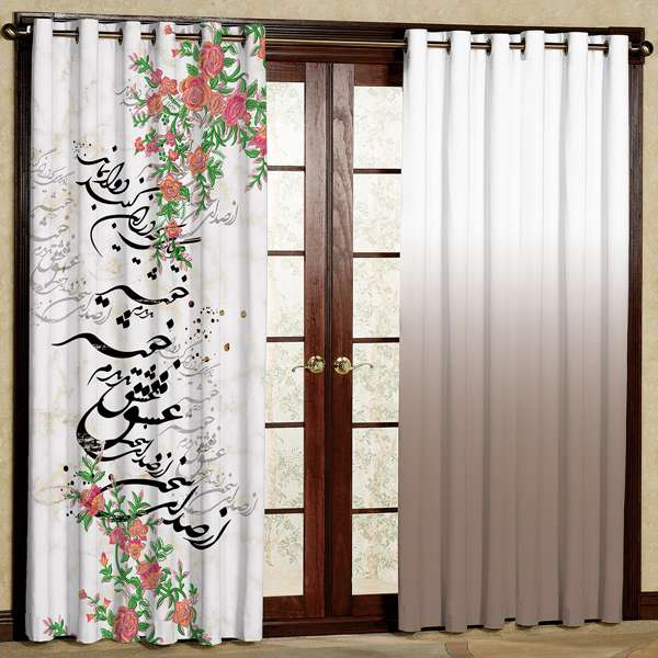 پرده مدل مخمل پانچی کد 7638 سایز 280x140 سانتی متر