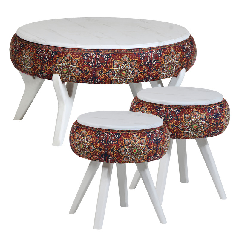 میز پذیرایی مدل AK-97 مجموعه 3 عددی