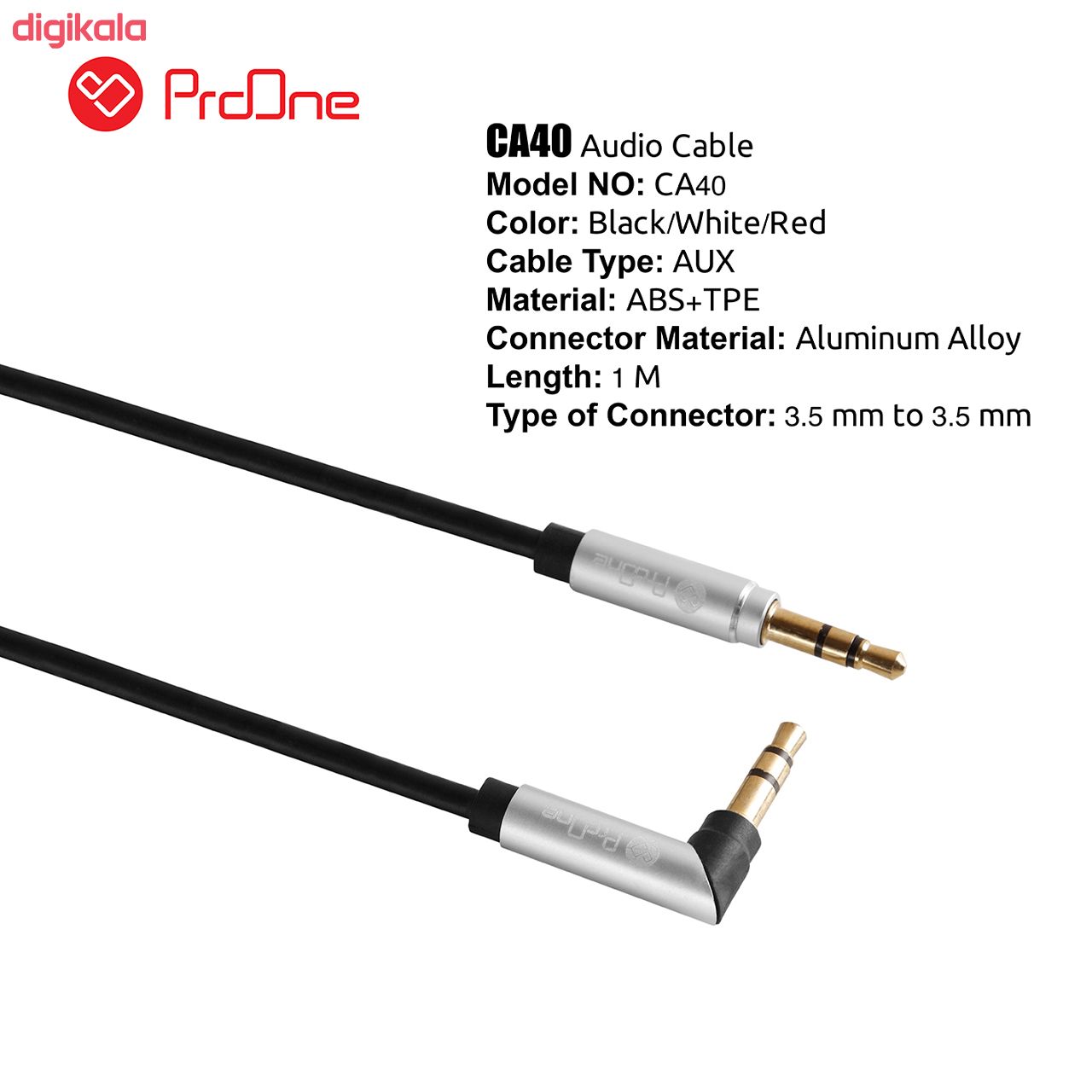کابل AUX پرووان مدل CA40 طول 1 متر main 1 12