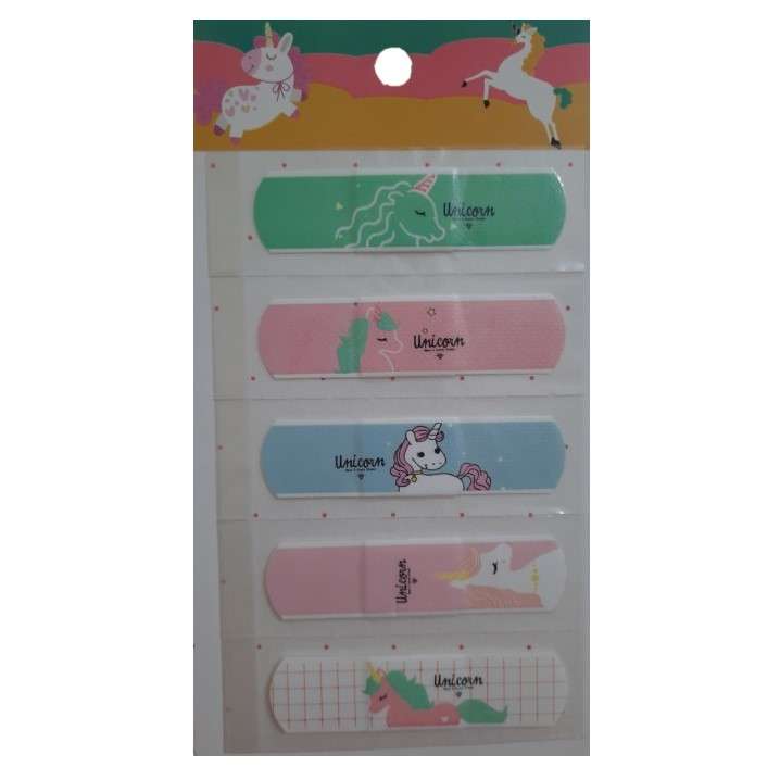 چسب زخم طرح یونیکورن کد S-2 بسته 5 عددی