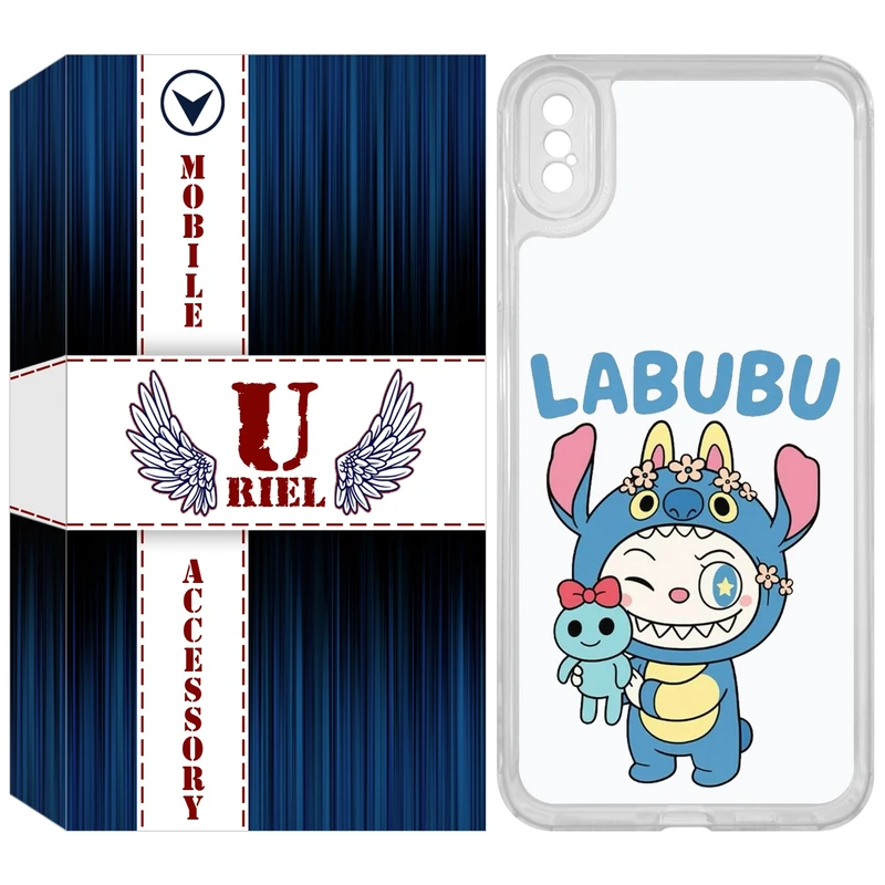 کاور یوریل مدل Clear کد 112 طرح لبوبو Labubu مناسب برای گوشی موبایل اپل iPhone XS Max