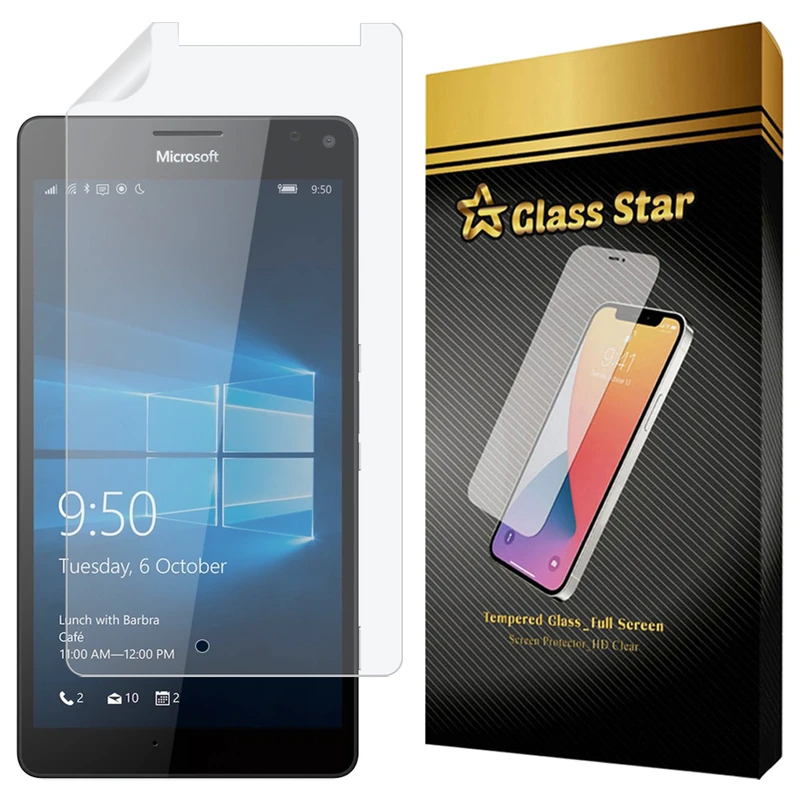 محافظ صفحه نمایش گلس استار مدل GFNMB20 مناسب برای گوشی موبایل مایکروسافت lumia 950 XL