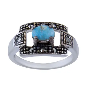 انگشتر نقره زنانه  بازرگانی میلادی کد AW_169