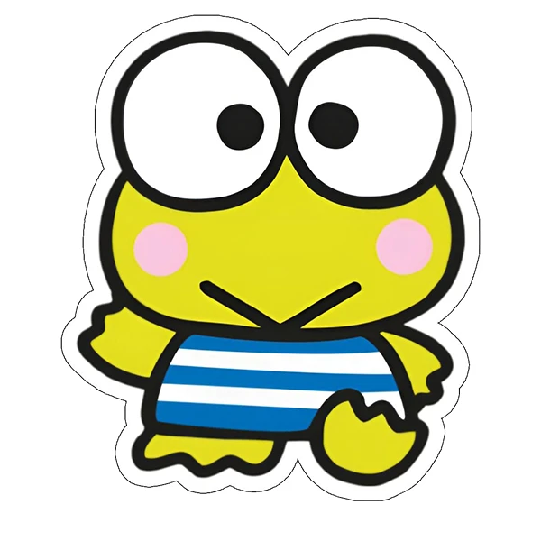 استیکر پارچه و لباس پاد آفرین طرح کارتونی کد 4067