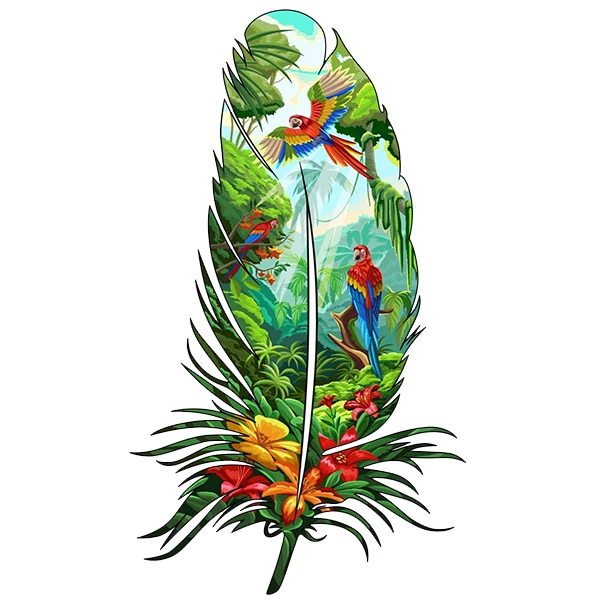   استیکر پارچه و لباس پاد آفرین طرح برگ کد 5008