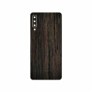 MAHOOT Burned Wood Cover Sticker for Samsung Galaxy A7 2018