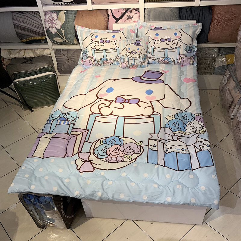 سرویس خواب مدل Cinnamoroll کد 01 یک نفره 5 تکه