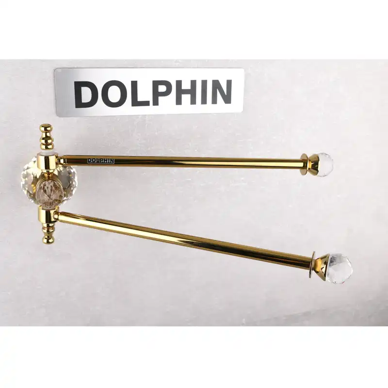 آویز حوله دلفین مدل دو شاخه