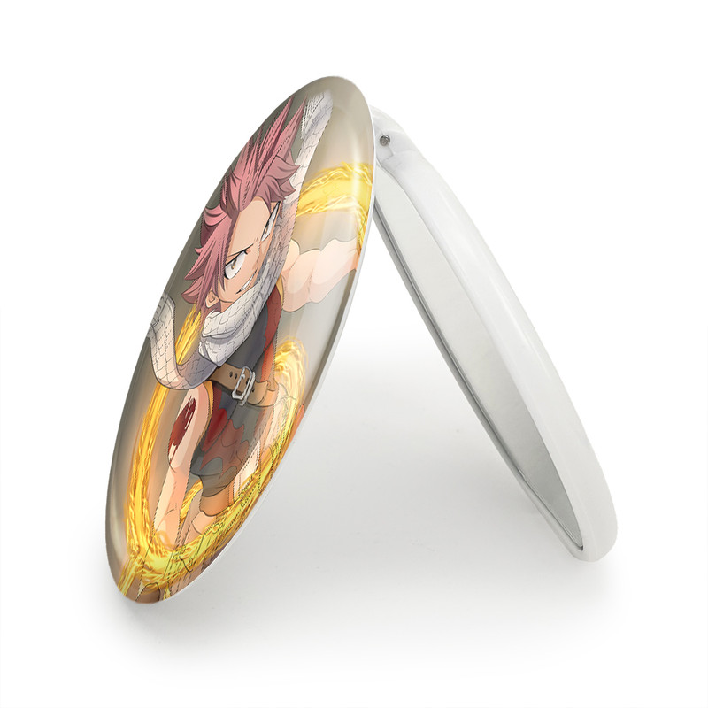 آینه جیبی خندالو طرح ناتسو انیمه فری تیل Fairy Tail مدل تاشو کد 16503