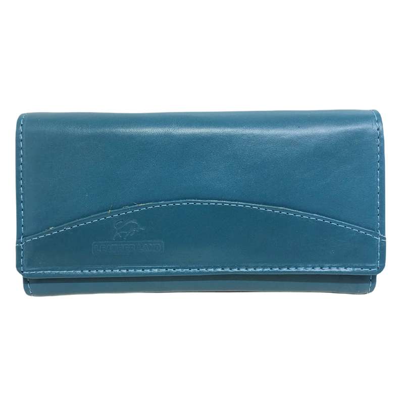 کیف پول زنانه سرزمین چرم مدل هلالی 2