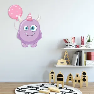 استیکر چوبی کودک جیک جیک مدل هیولای بنفش کد T54