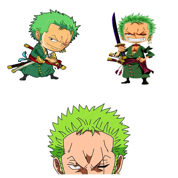  استیکر لپ تاپ طرح انیمه وان پیس مجموعه 3 عددی