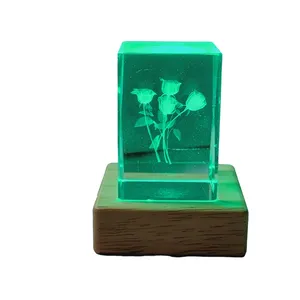 دکوری مدل کریستال شبخواب طرح گل کد L1